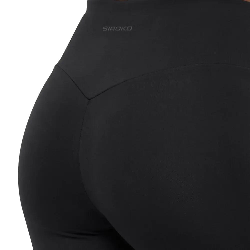 Legging de sport taille haute femme Garnier HW-W Black Noir 5/7