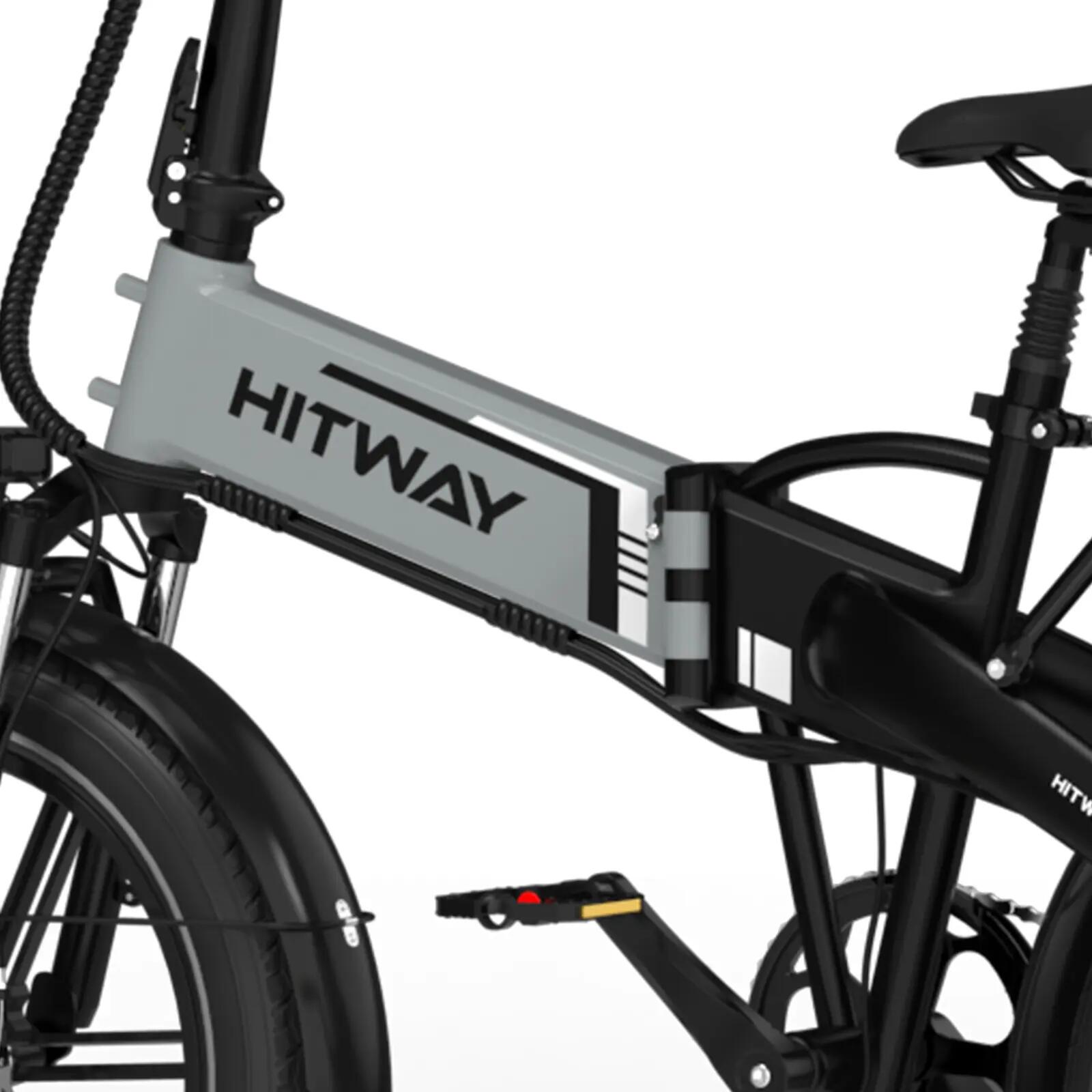 Bicicleta Elétrica Dobrável Fat Bike 20x4.0 250W Autonomia 120KM BK10S1 6/6