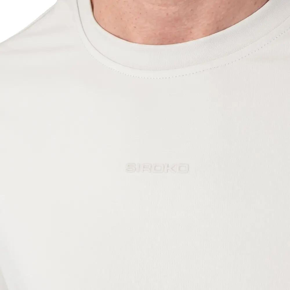 T-shirt técnica de treino de manga curta para homem Loys Gray Cinzento 4/8