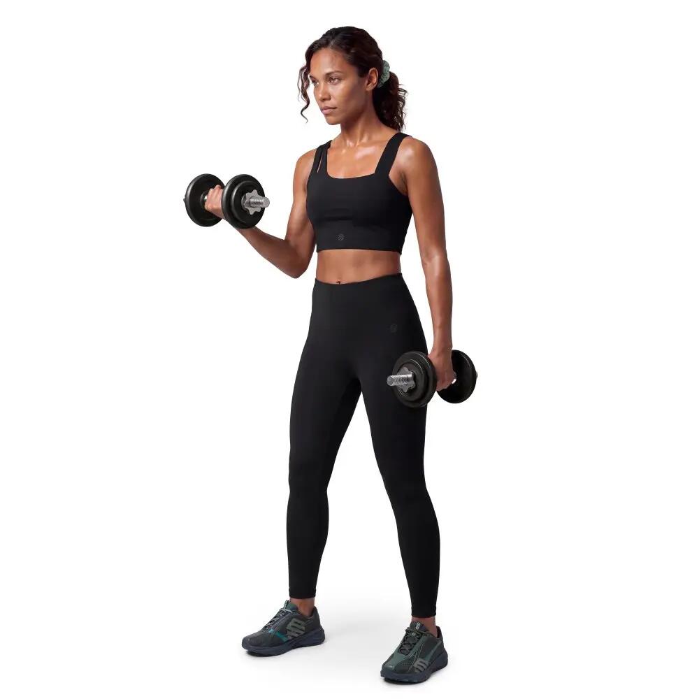 Legging de sport taille haute femme Garnier HW-W Black Noir 3/7