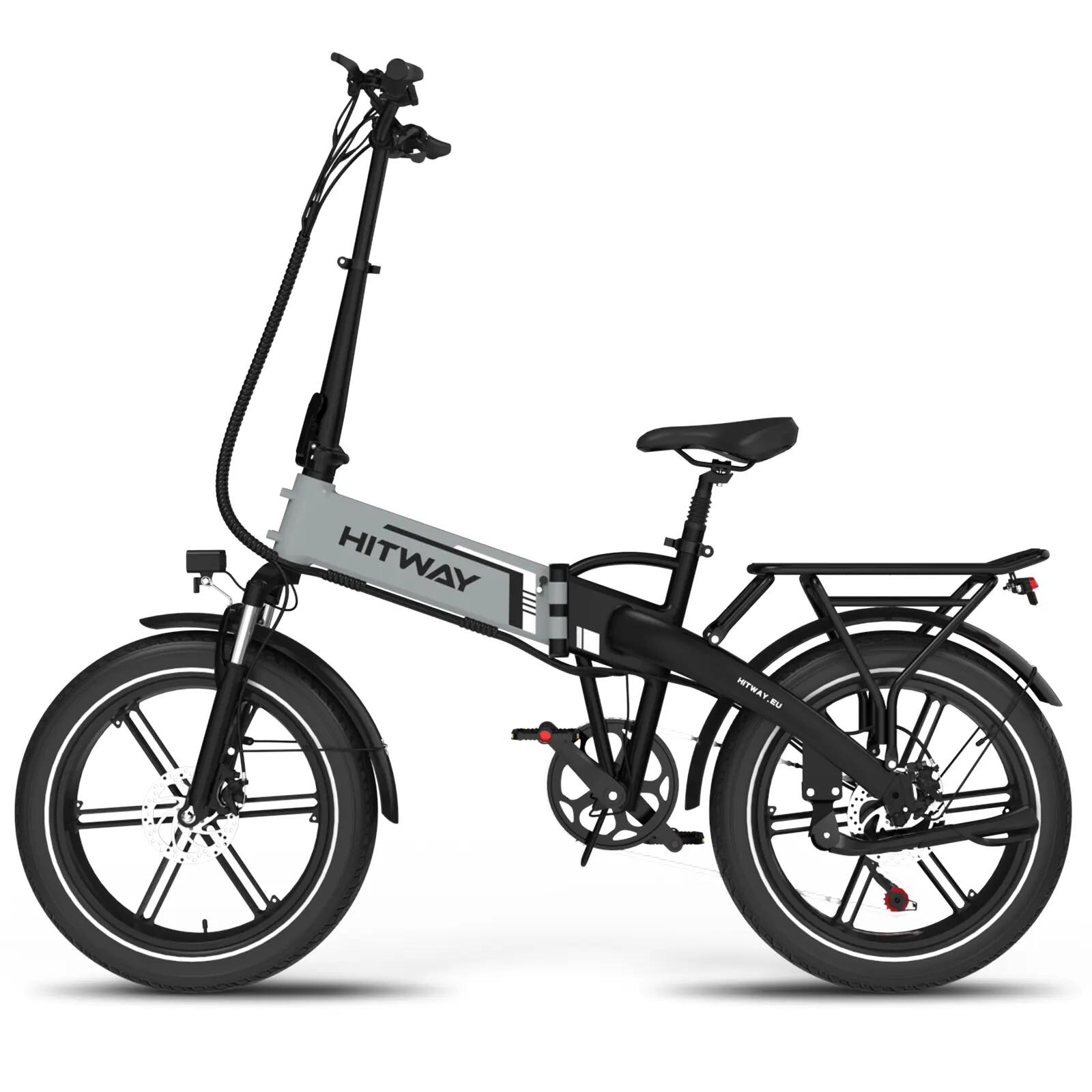 Bicicleta Elétrica Dobrável Fat Bike 20x4.0 250W Autonomia 120KM BK10S1 3/6