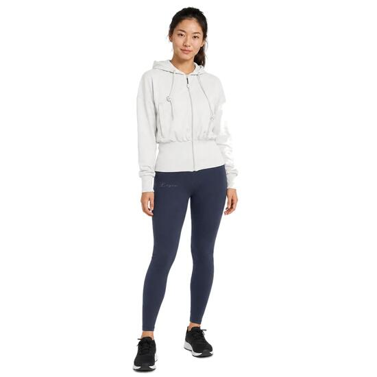 Ensemble sweat et legging femme Trixy + Mavery Gris clair / Bleu marine