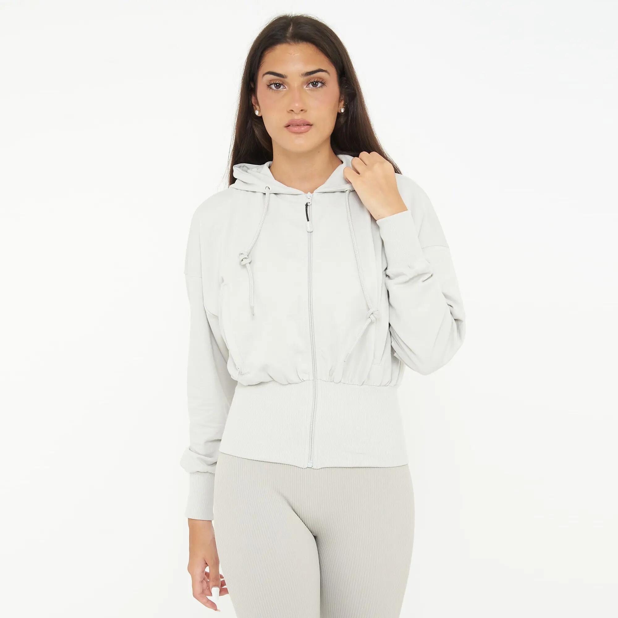 Women's Sweatshirt and leggings set Trixy + Mavery Light grey / Navy 2/8