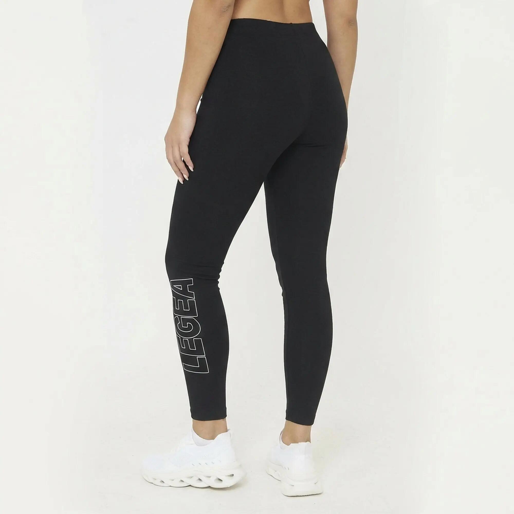 Completo t-shirt e leggings donna Cillene + Levery Bianco / Nero 5/8
