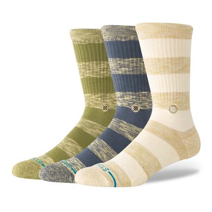 Socken Unisex 3er Pack Bequem sitzend-Portland 3 Pack Crew Socks