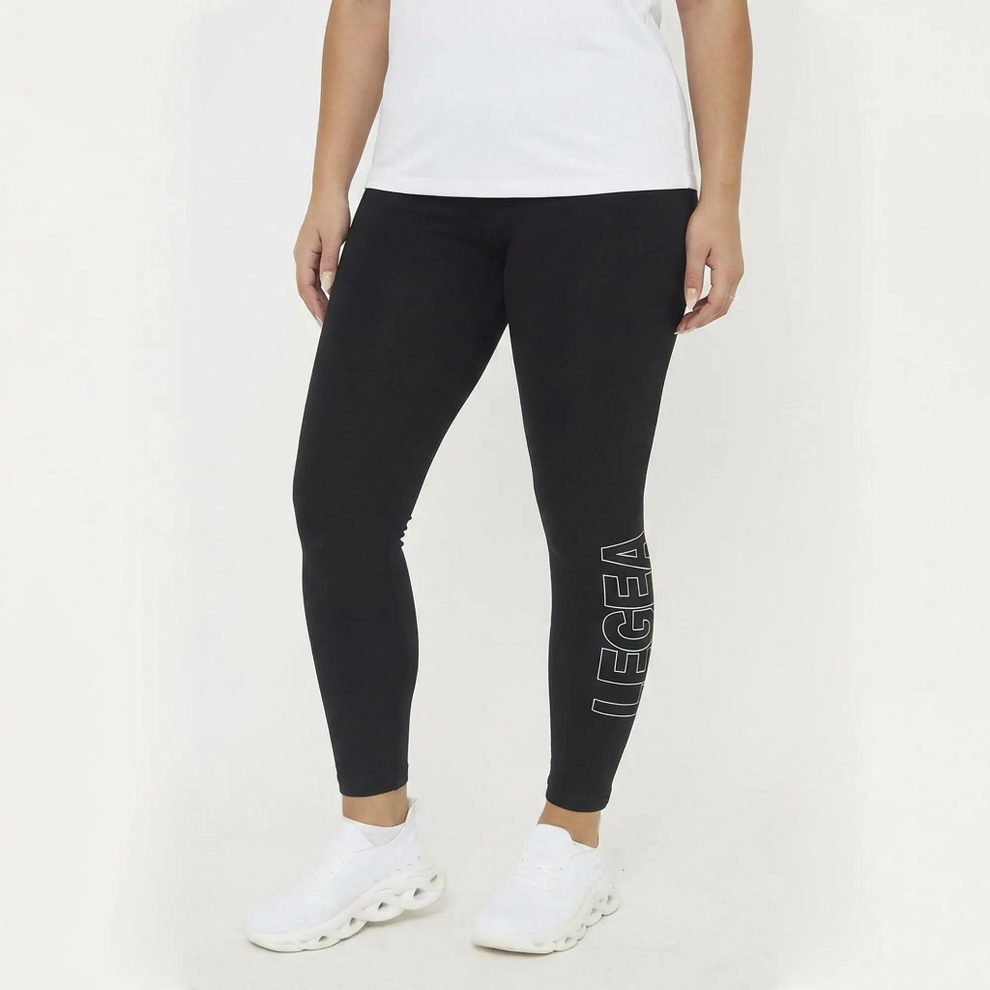 Completo t-shirt e leggings donna Cillene + Levery Bianco / Nero 3/8
