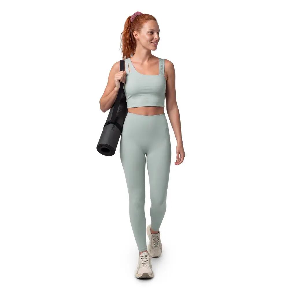 Legging de sport taille haute femme Garnier HW-W Green Vert 3/7