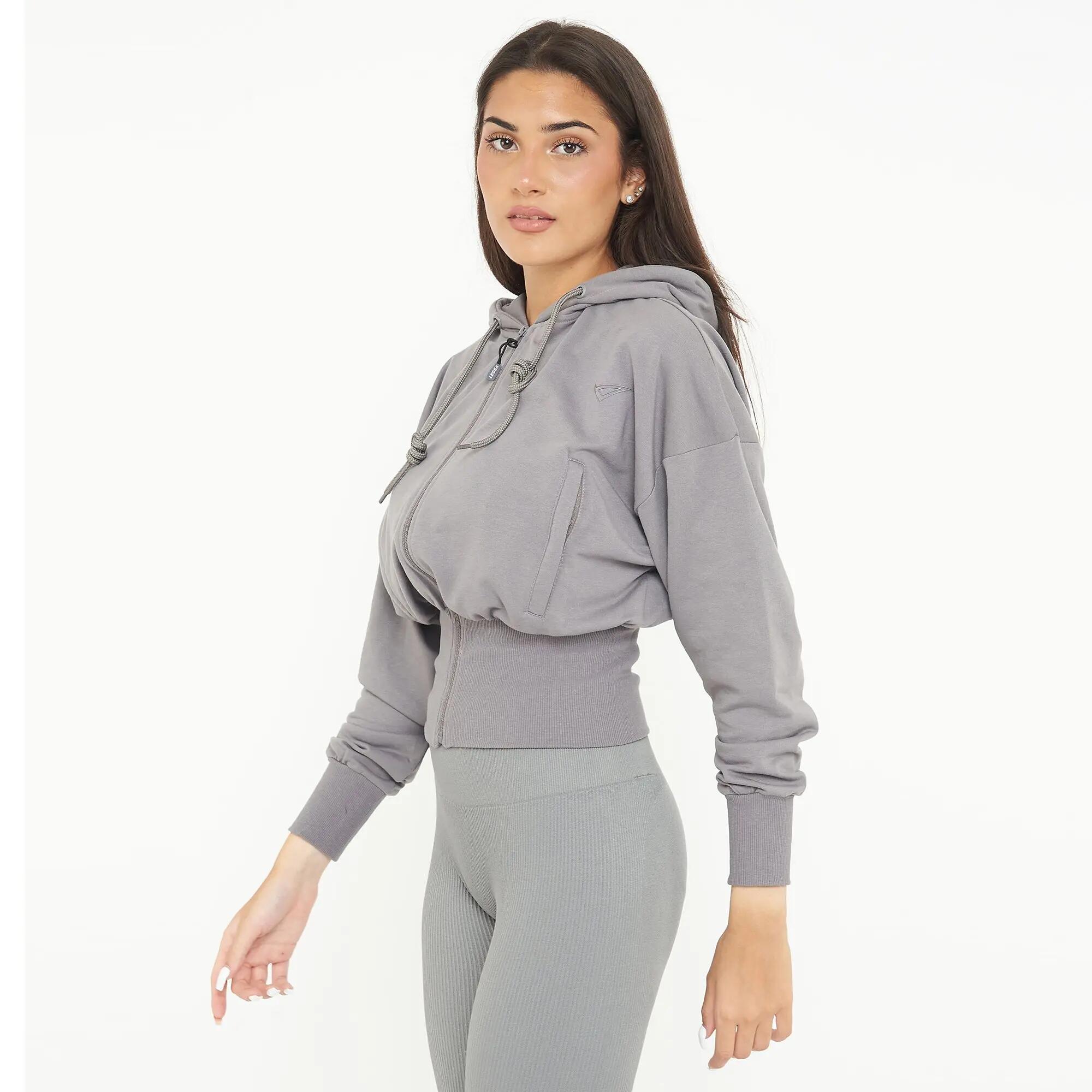 Ensemble sweat et legging femme Trixy + Levery Gris foncé / Bleu marine 6/8