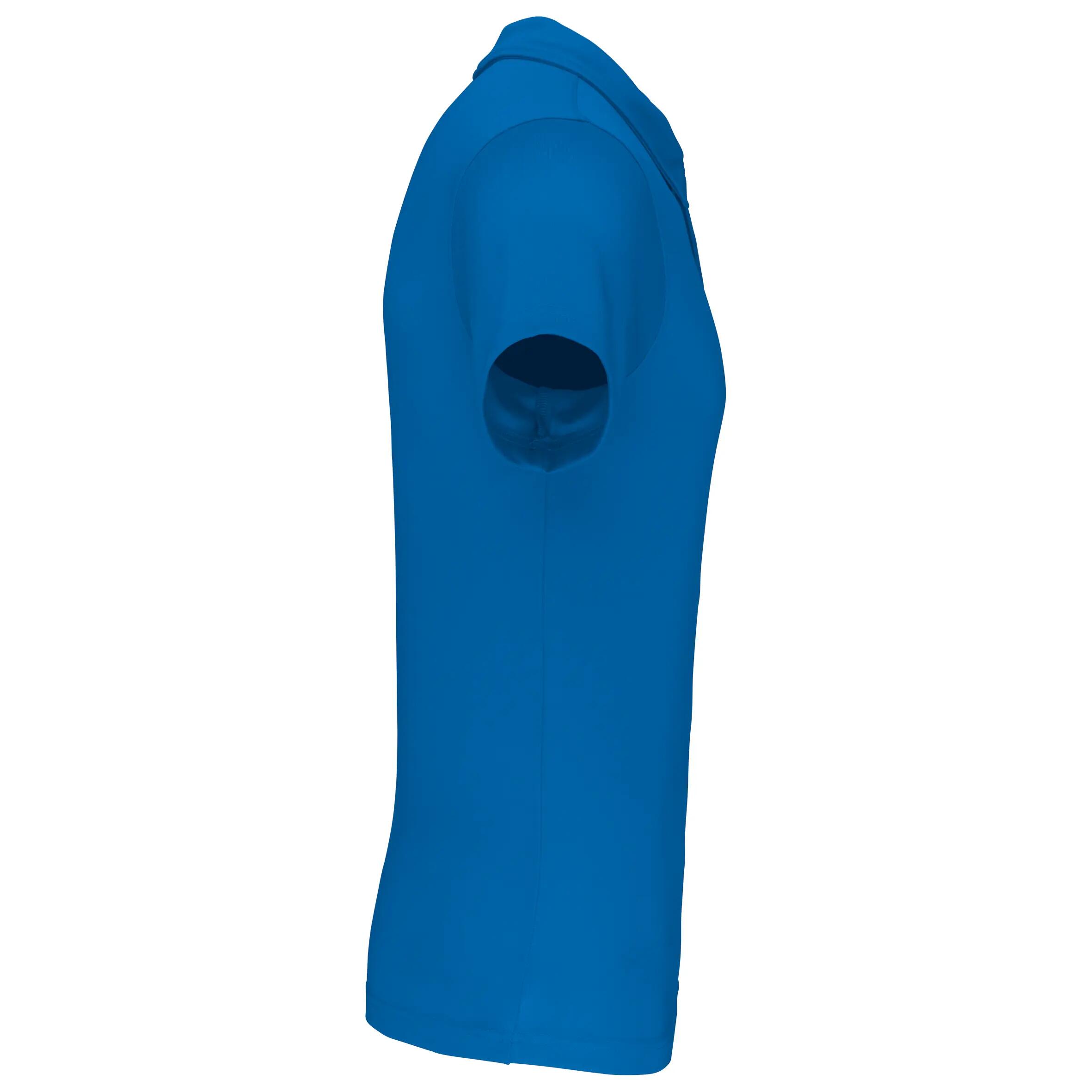 Polo sport manches courtes - Aqua Blue - L 2/3