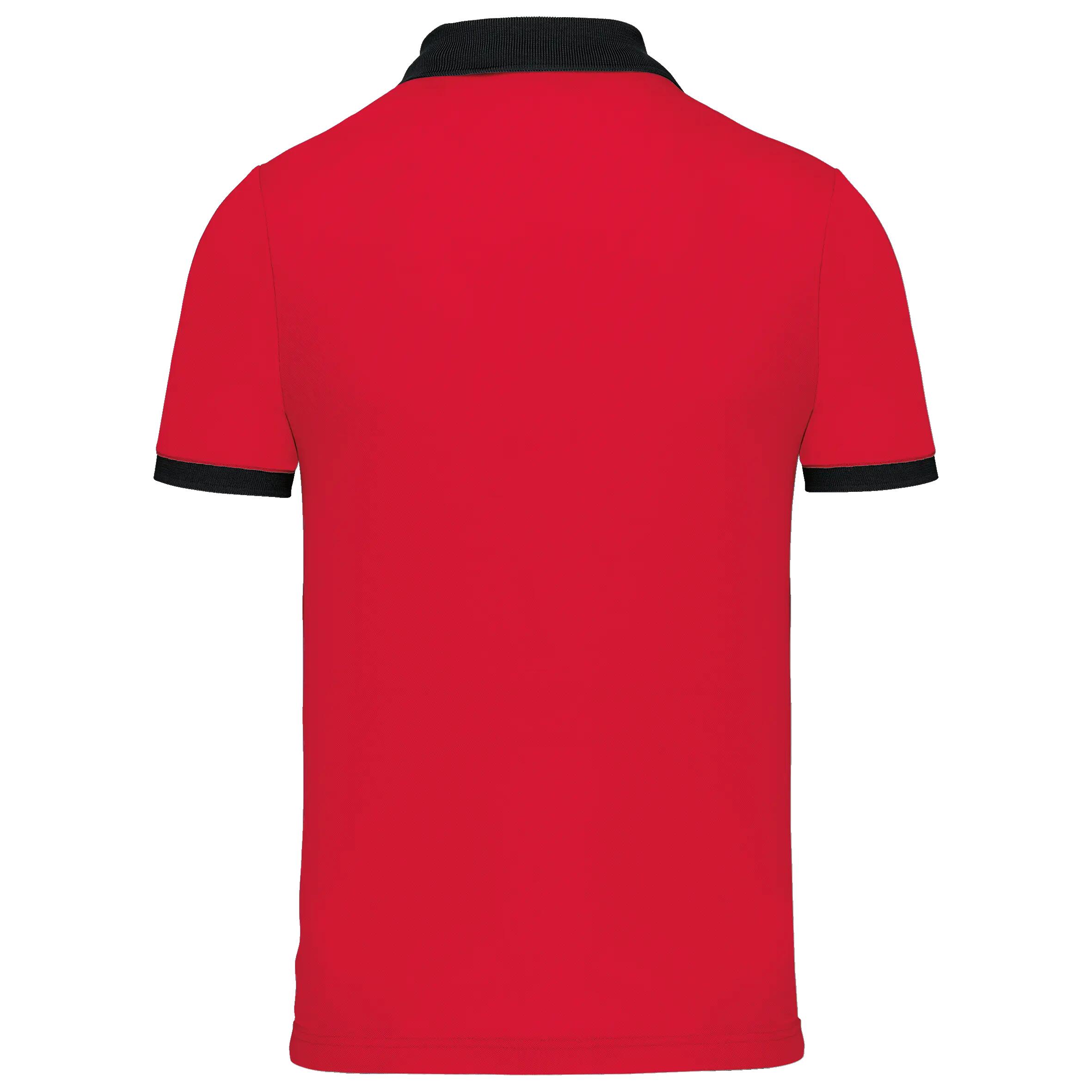 Polo piqué performance homme - Red / Black - S 3/3