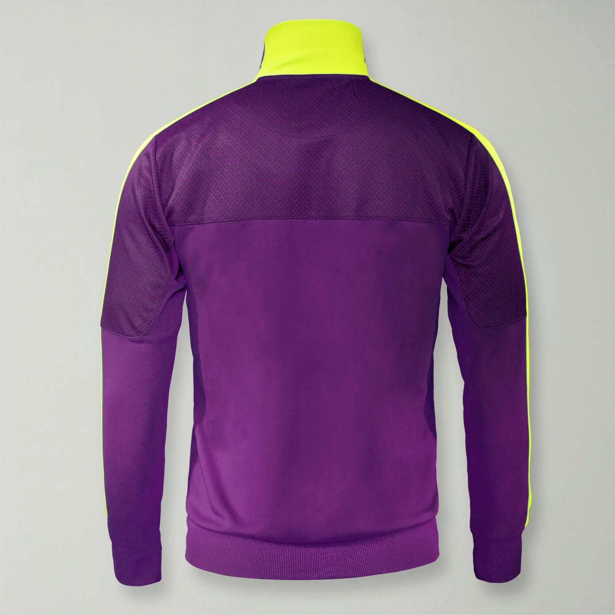 Tuta sportiva unisex Damasco + Tokyo Viola / Giallo fluo / Nero 4/8