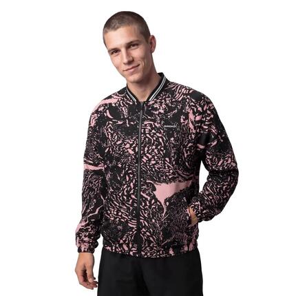 Veste bomber de padel légère homme Advantage Ripple Noir