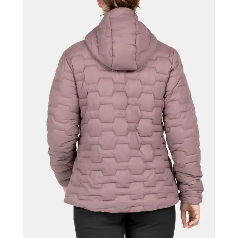 Cazadora de trekking mujer ligera y empaquetable +8000 MENIA-717 rosa 4/5