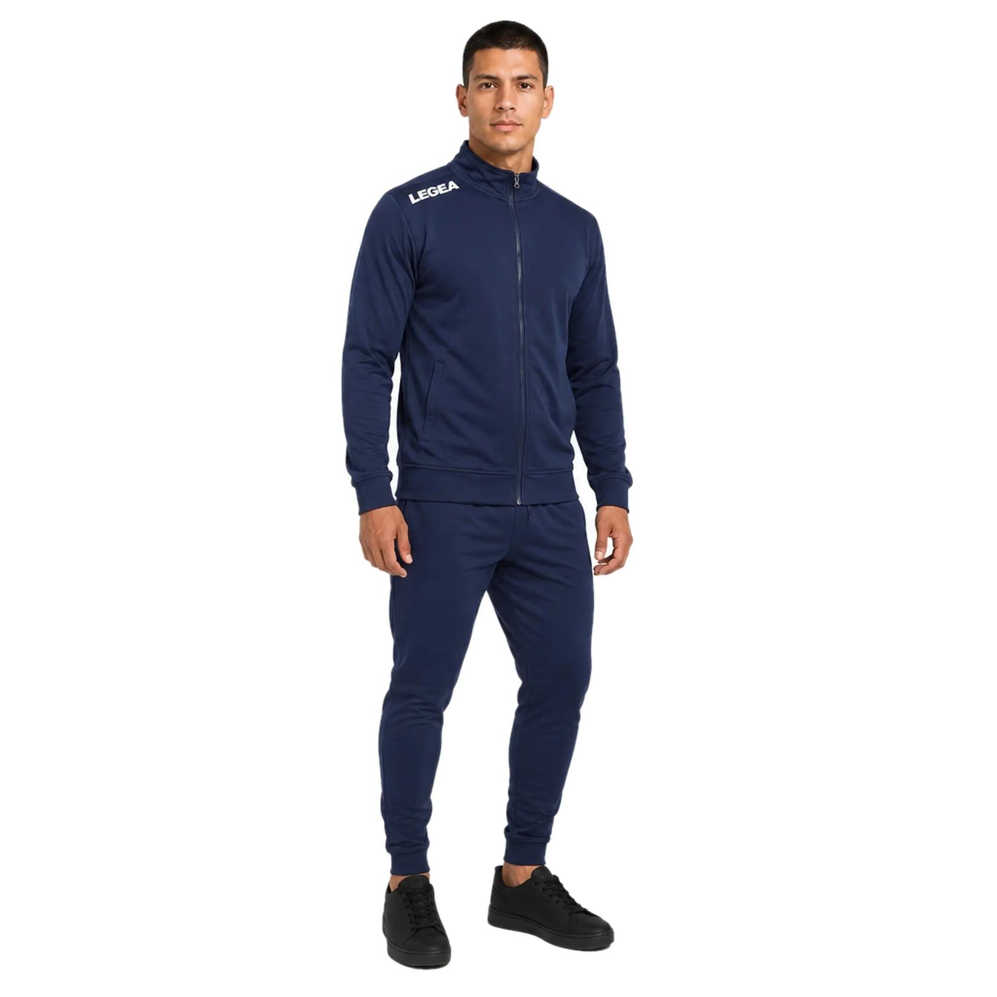 Trainingspak heren Retyl + Fiondo Marineblauw 1/8
