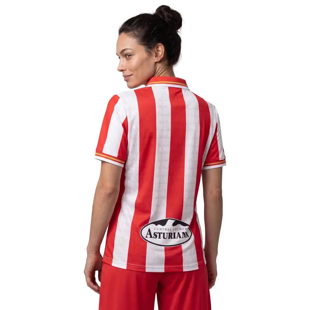Női hivatalos real sporting de gijón hazai mez RSG Home Tee Player W Piros 2/8
