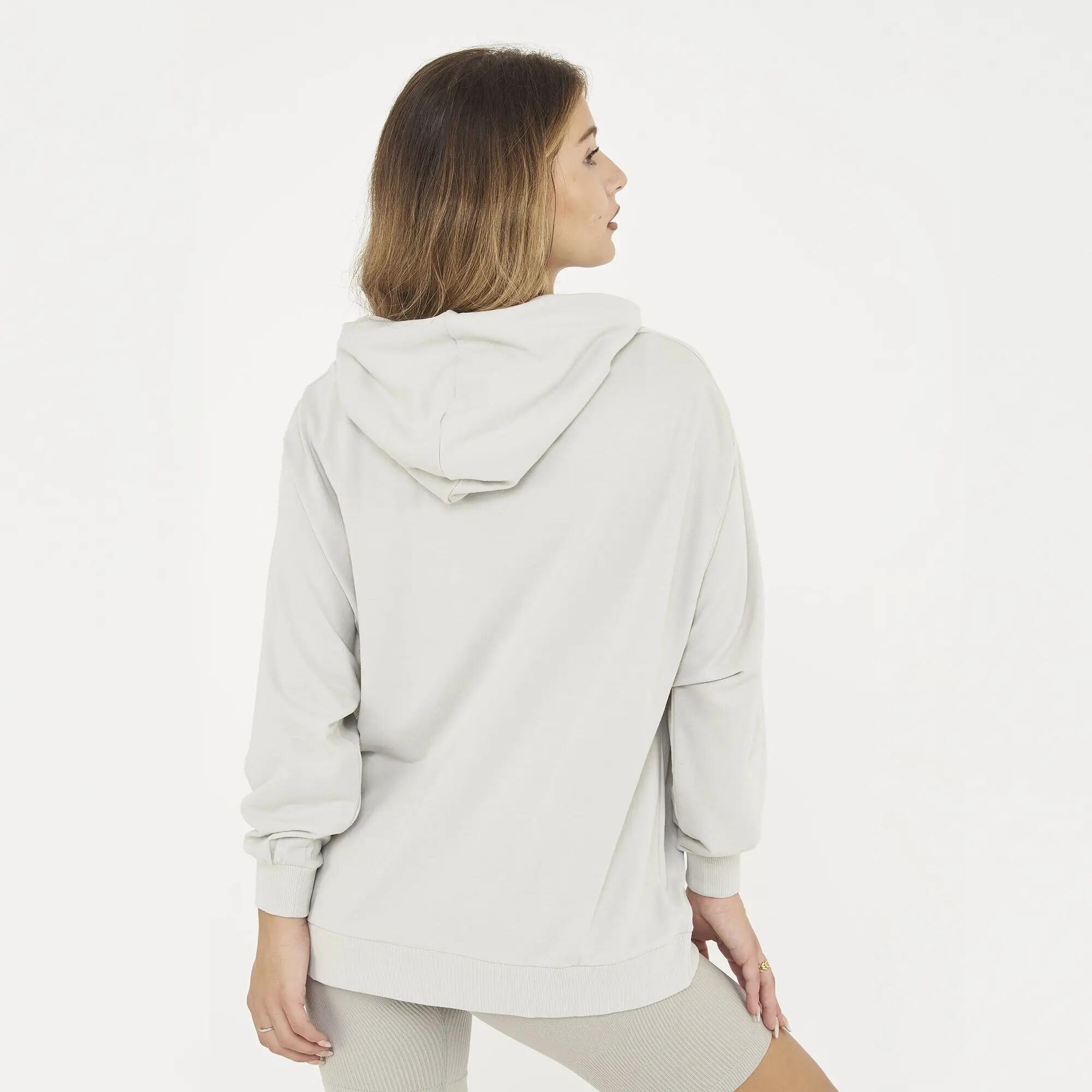 Conjunto de sweatshirt e leggings mulher F Loosy Cinzento claro / Azul marinho 4/8