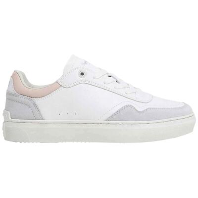 Scarpe Pepe Jeans modello Camden Collar "White/Pink" per donne