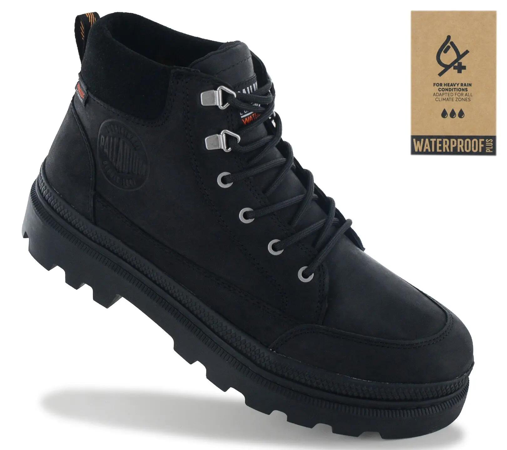 Men - Palladium Troopercuff Wp+ - 09545-008-M - Black 2/6