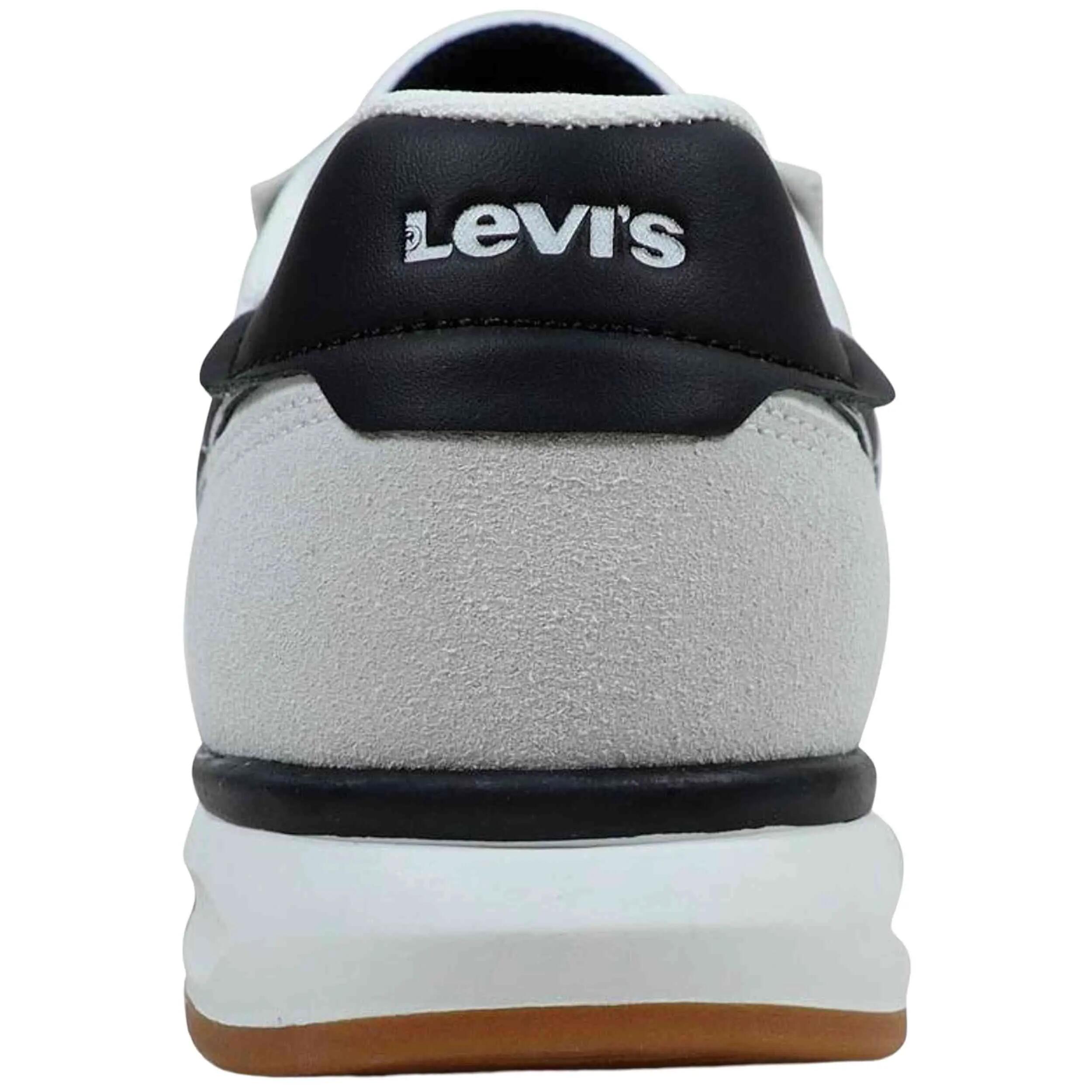 Schoen Levi'S model Carl "Blanco/Gris" voor unisex 4/4