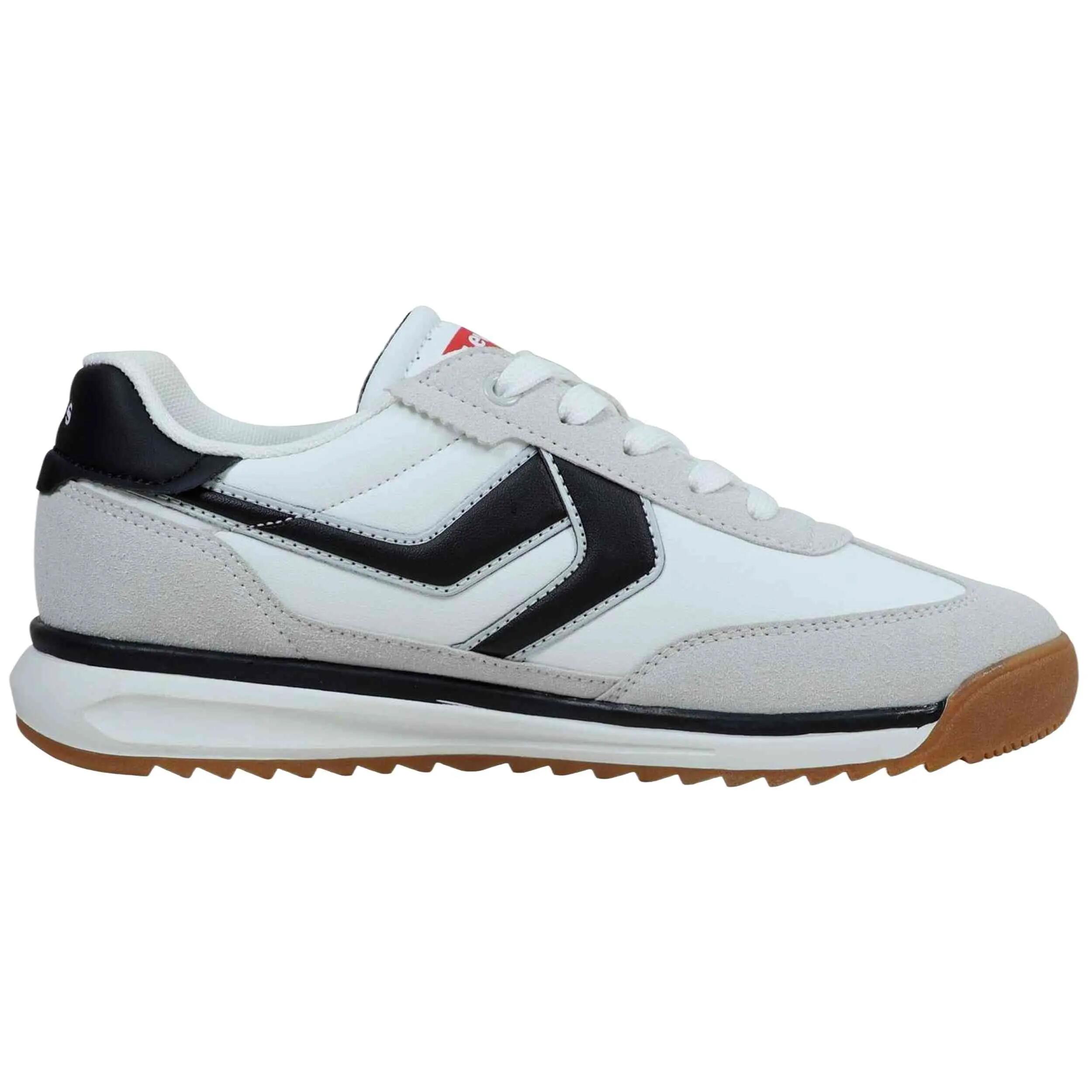 Schoen Levi'S model Carl "Blanco/Gris" voor unisex 3/4
