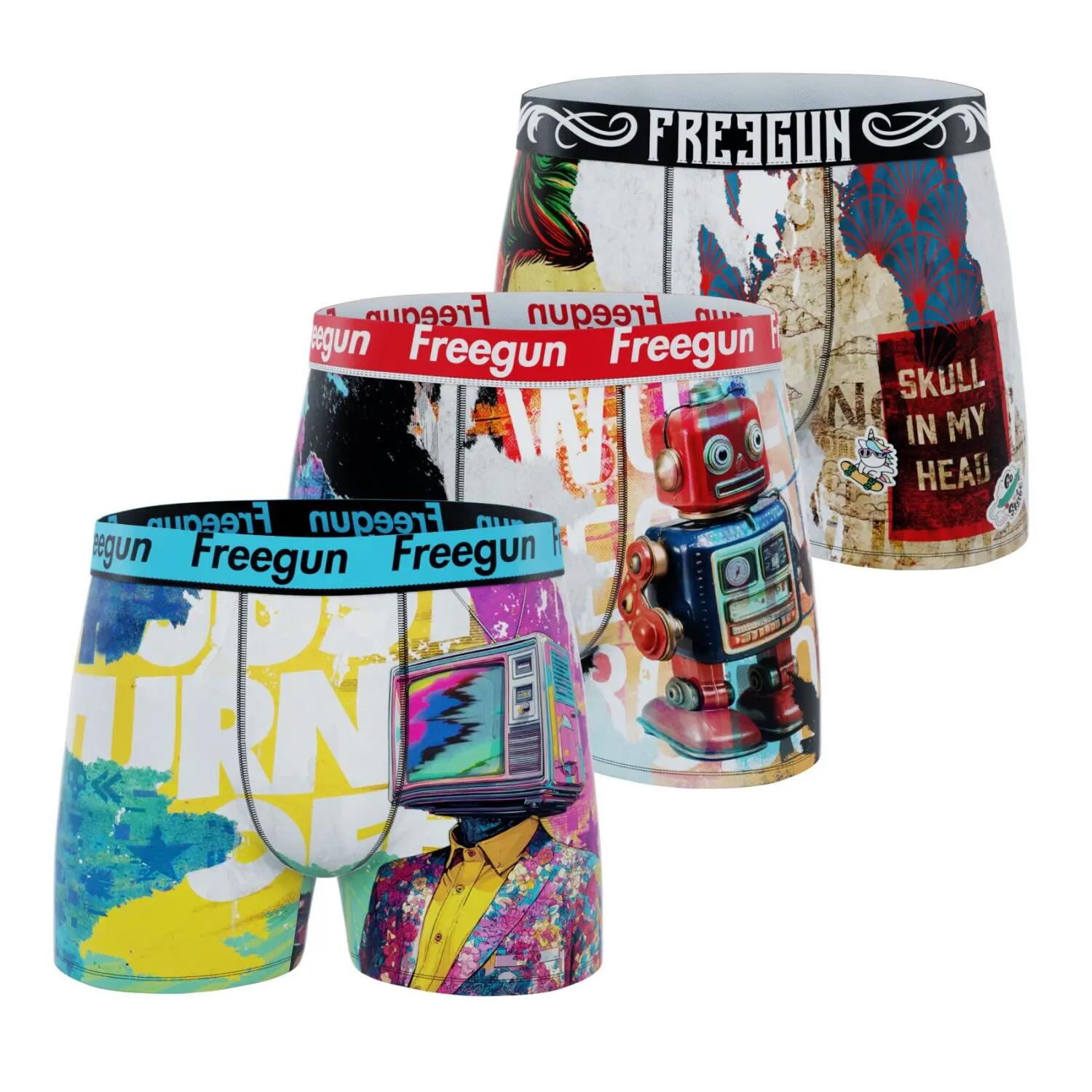 Lot de 3 boxers junior collection Pop Art 1/5