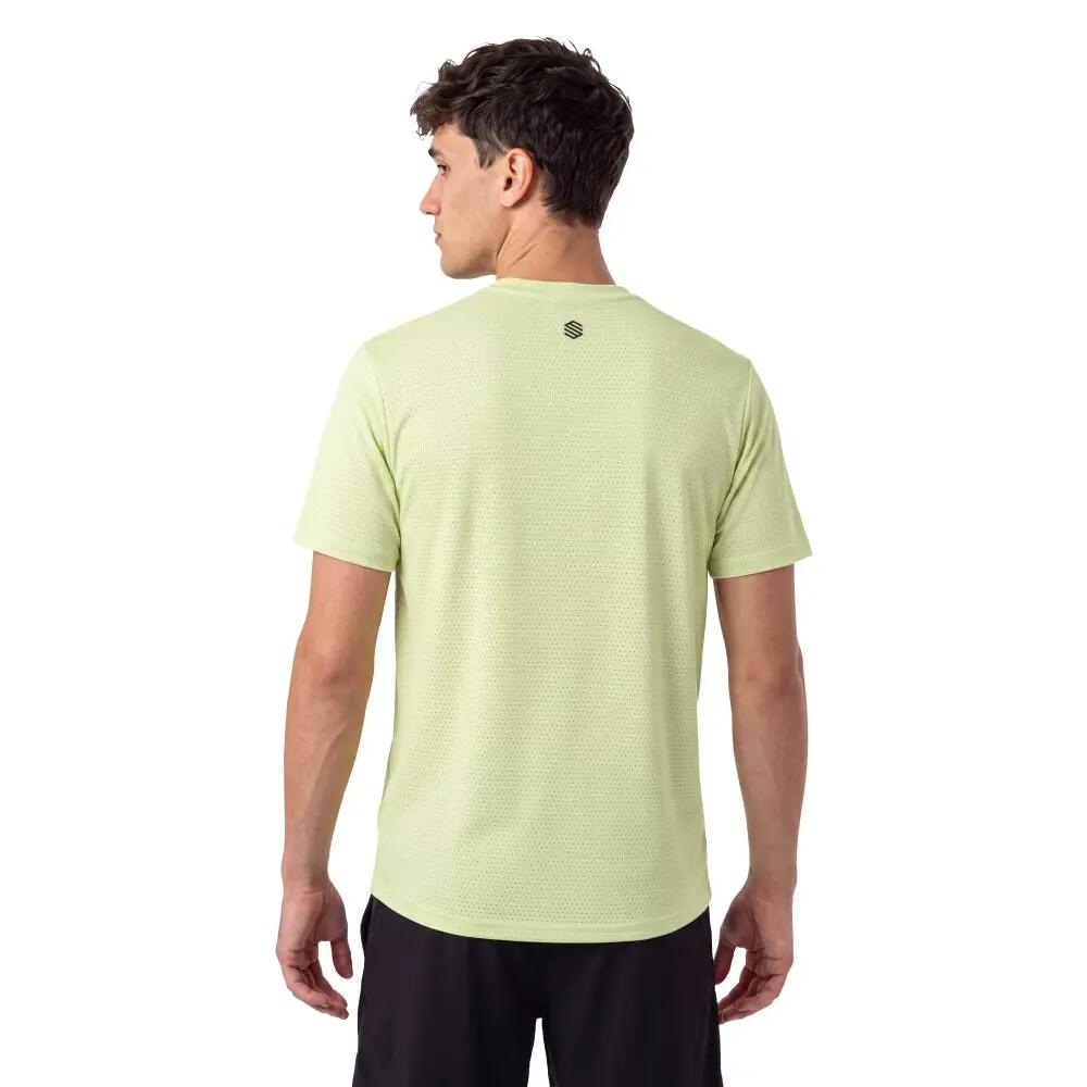 Men Padel ’s short-sleeve technical t-shirt Round Lime Lime 2/8