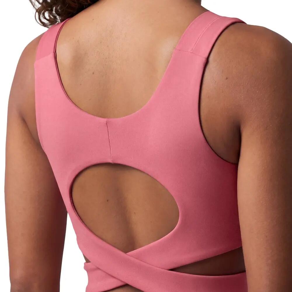 Women 's medium-support sports bra Savannah-W Berry Burgundy 5/7