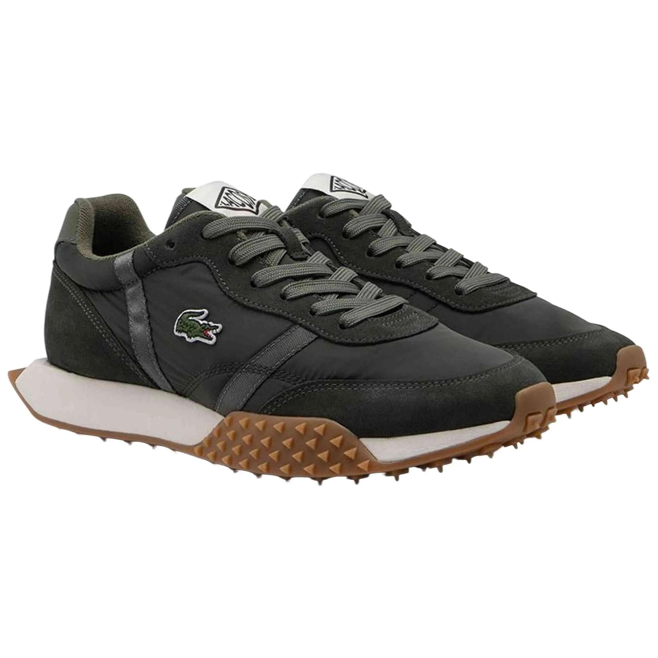 Baskets Lacoste modèle L-Spin Evo "Verde Oscuro" pour homme 4/5