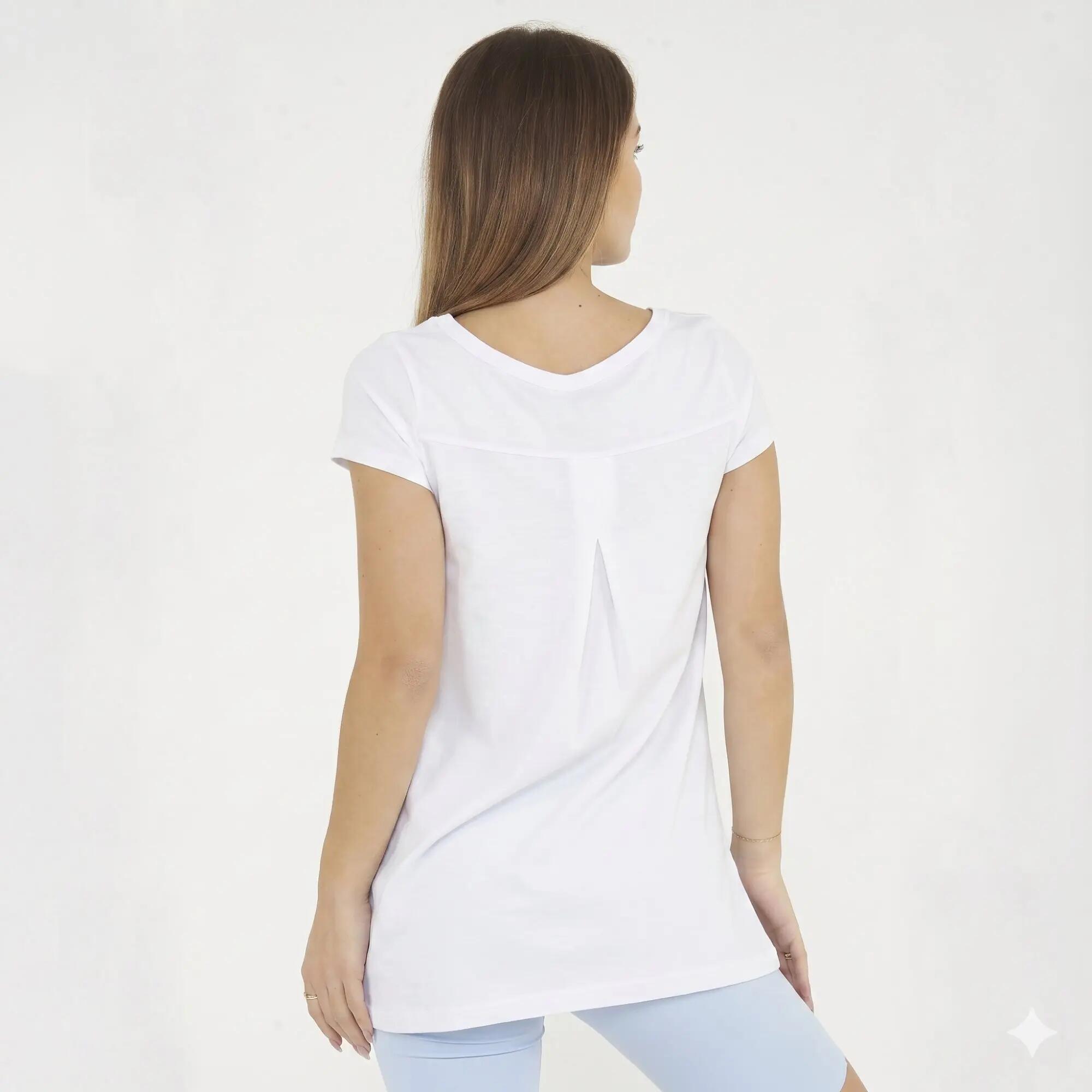 Women's T-shirt and leggings set Europa + Levery White / Navy 4/8