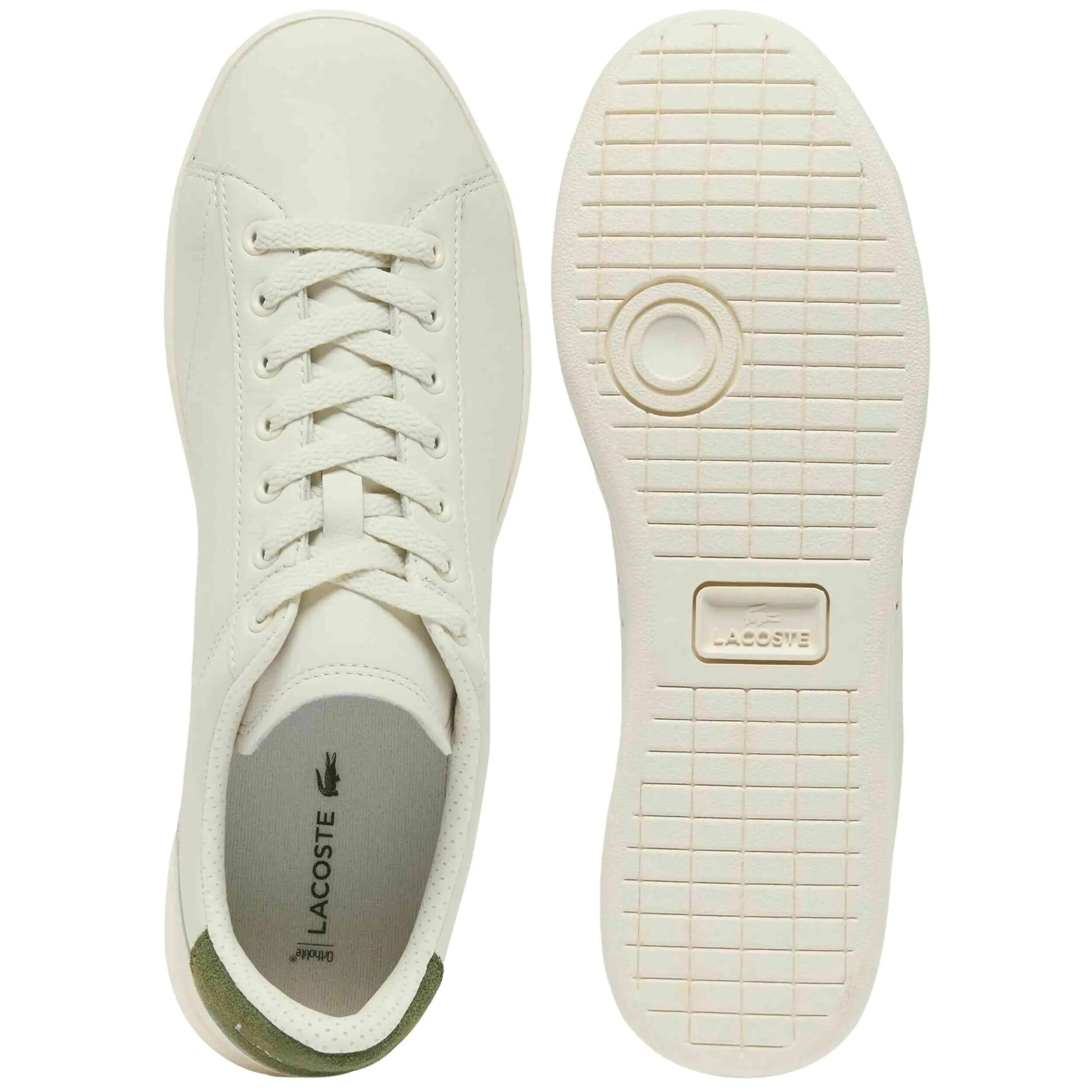 Zapatillas Lacoste modelo Carnaby Set "Off White / Khaki" para hombre 5/5