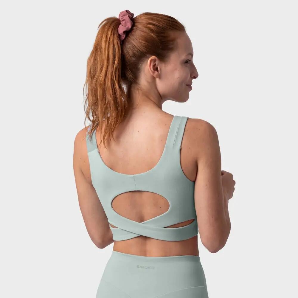Soutien de desporto de suporte médio para mulher Savannah-W Green Verde 6/7