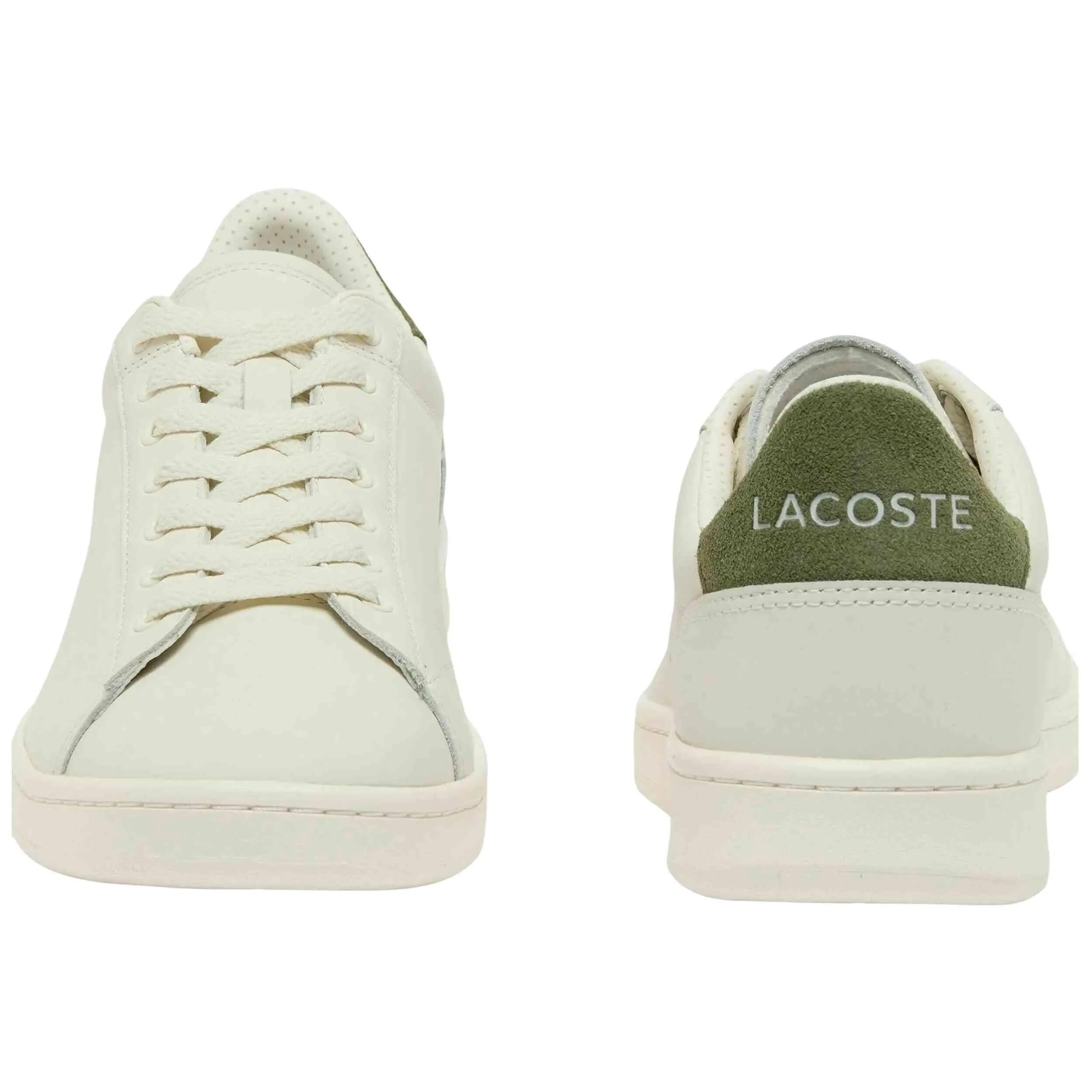 Zapatillas Lacoste modelo Carnaby Set "Off White / Khaki" para hombre 4/5
