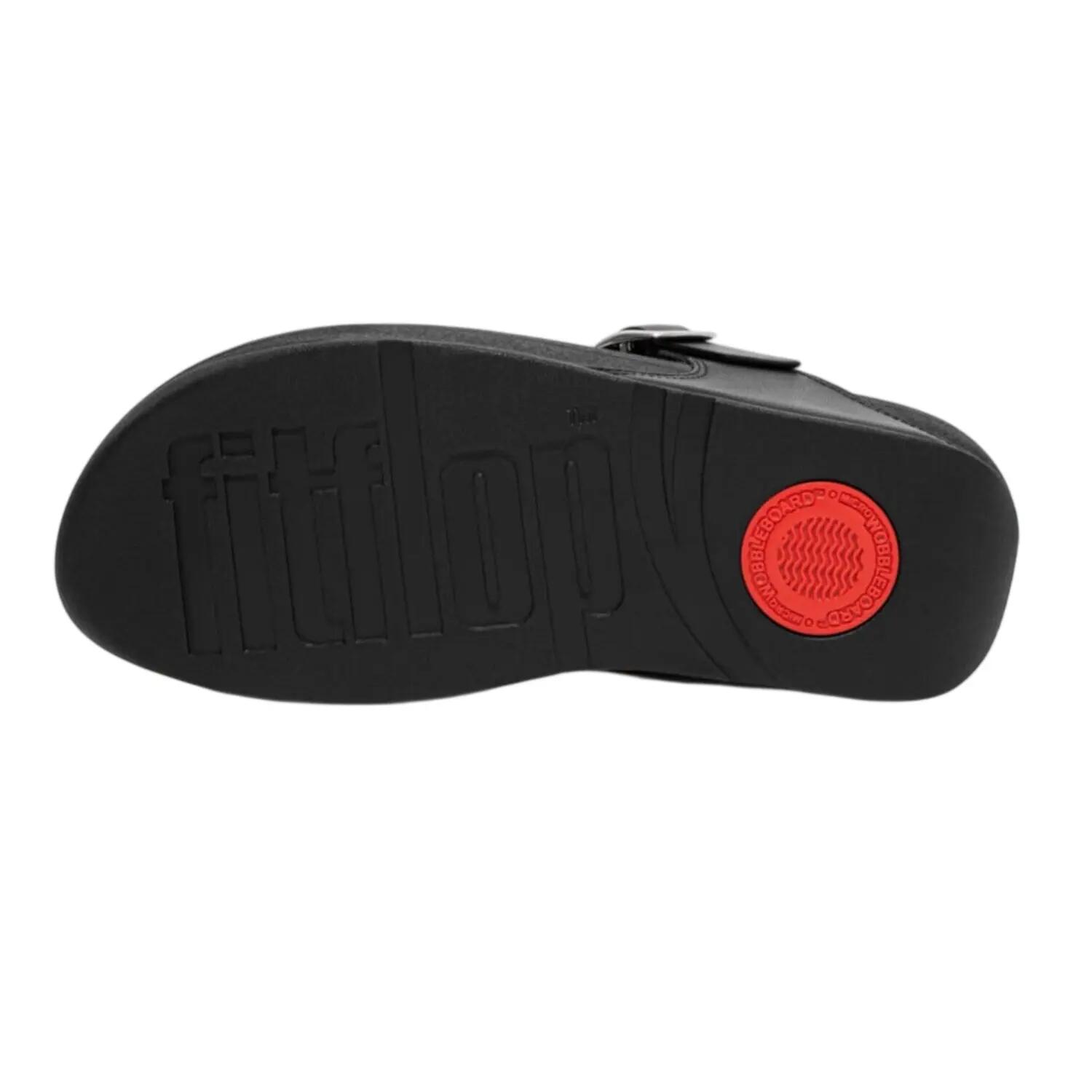 Lulusandalen voor dames (Allemaal zwart) 4/5