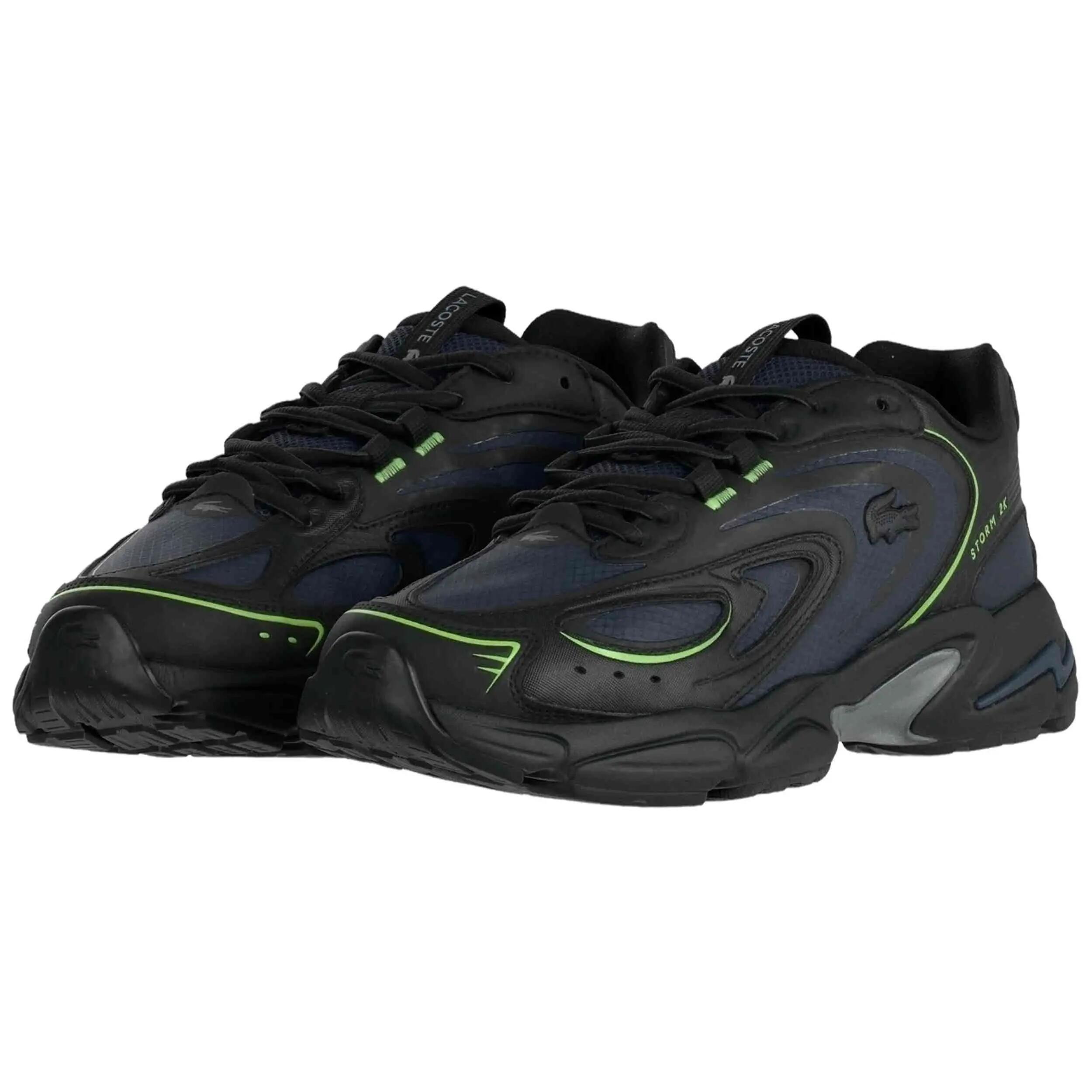 Zapatillas Lacoste modelo Storm 96 2K Tech "BLK/NVY" para hombre 2/4