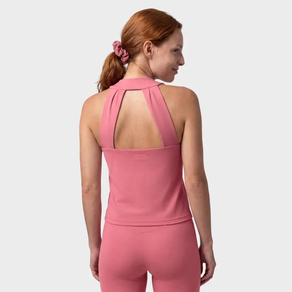 Tank top deportivo mujer Giselle-W Berry Burdeos 6/7