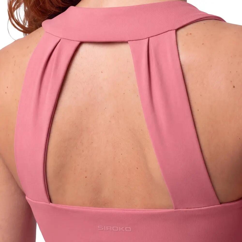 Tank top deportivo mujer Giselle-W Berry Burdeos 5/7