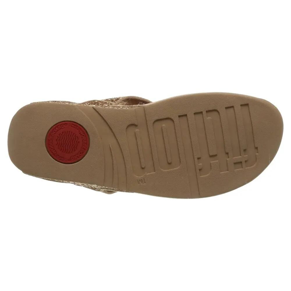 Sandales Motif/style Paillettes LULU Femme (Rose Doré) 4/5