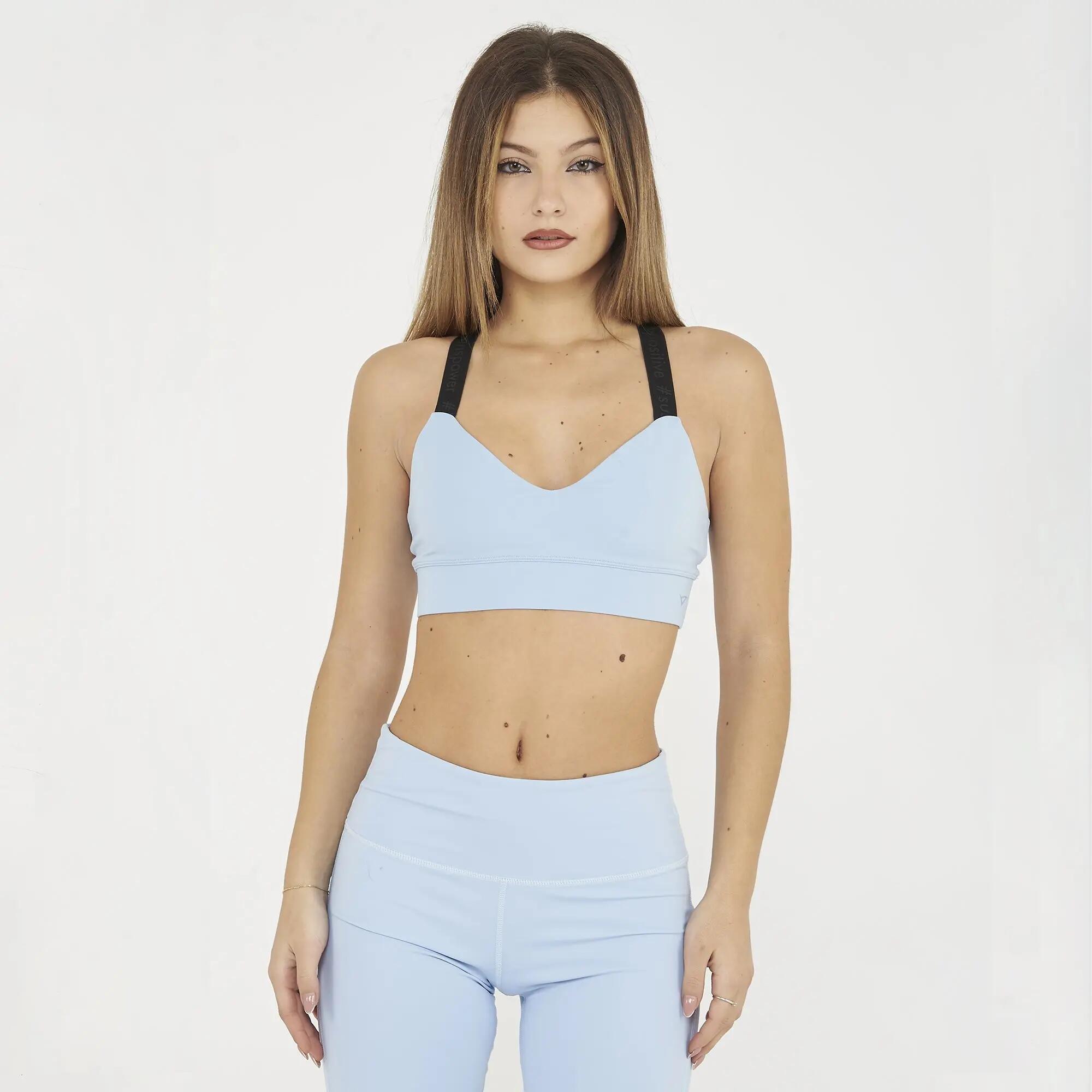 Set top en legging dames Despina + Levery Hemelsblauw / Marineblauw 6/8