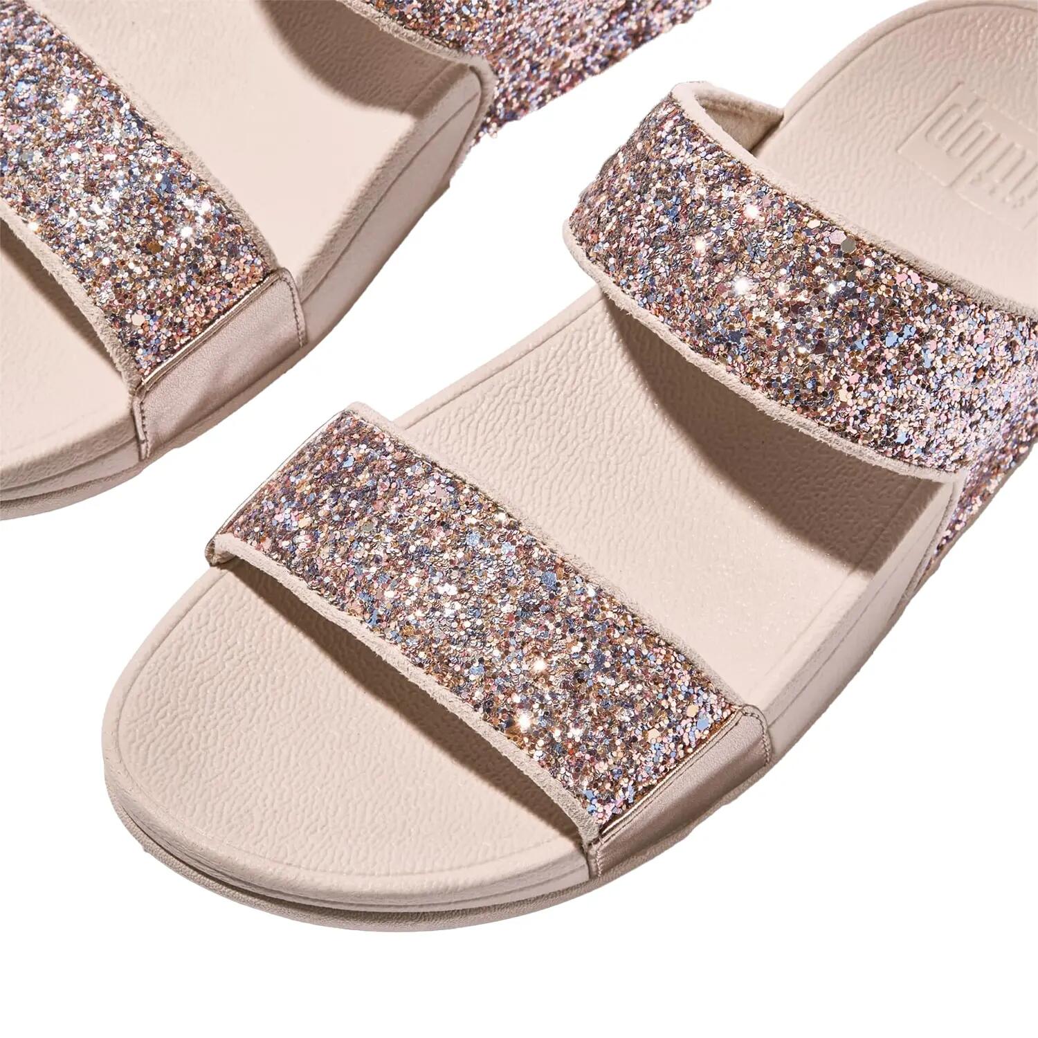 Luluslippers voor dames met glitter in verschillende tinten (Rose) 5/6