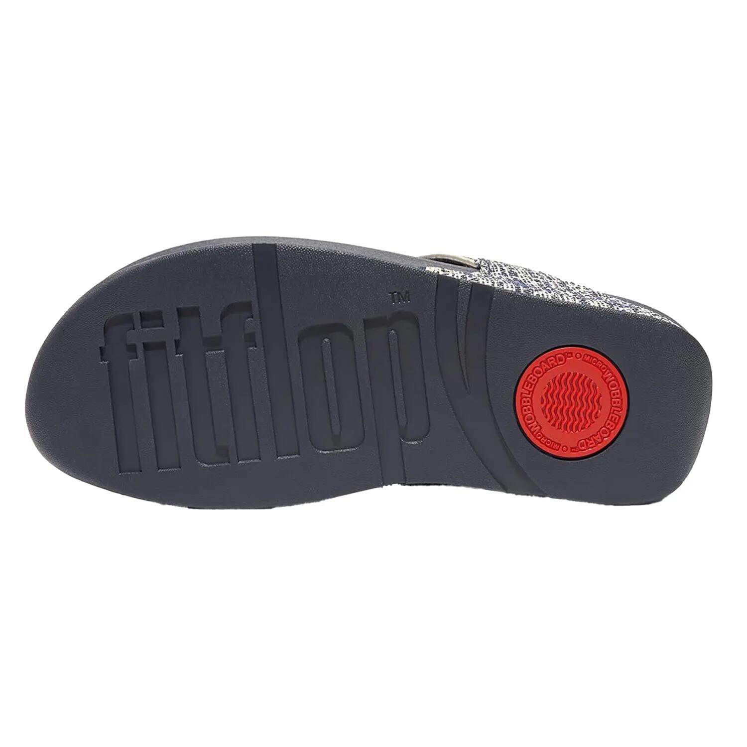 Lulu Shimmerweaveteensandalen voor dames (Middernacht marine) 4/5