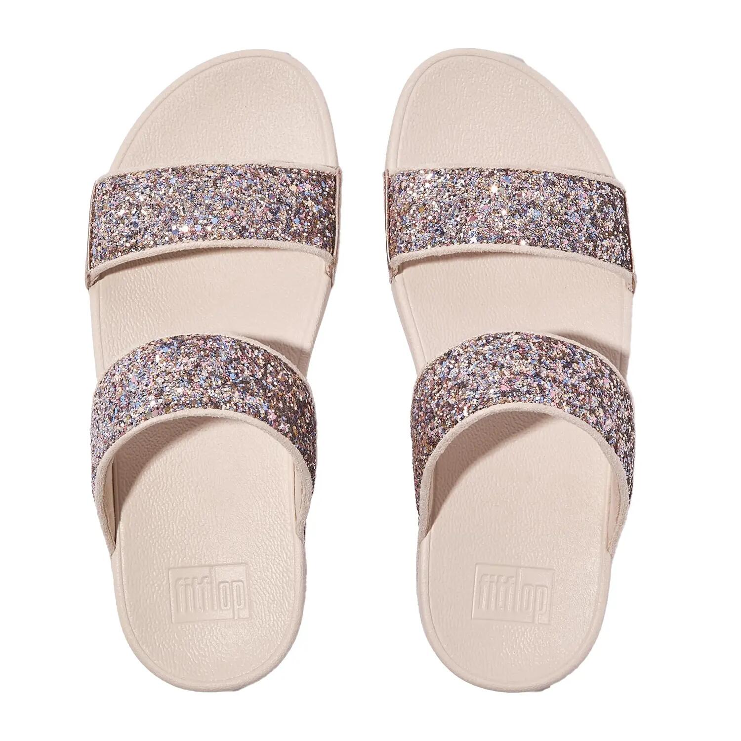 Luluslippers voor dames met glitter in verschillende tinten (Rose) 3/6