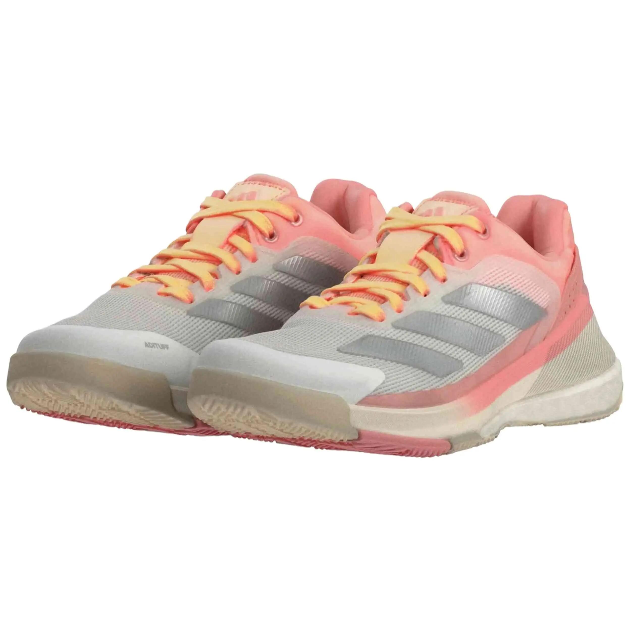 Schoen Adidas model Crazyquick Boost "Pink/White" voor vrouwen 3/4