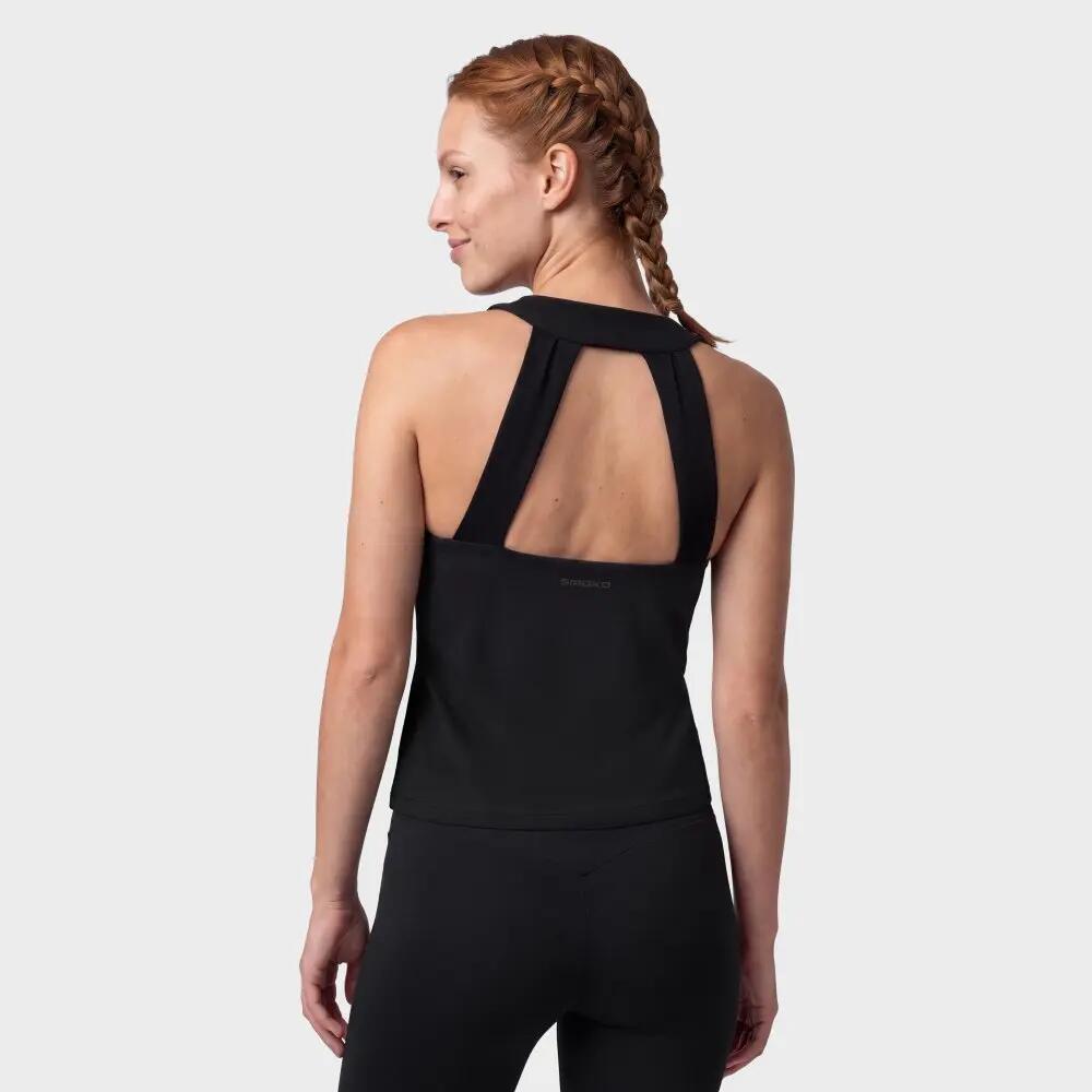 Tank top deportivo mujer Giselle-W Black Negro 6/7