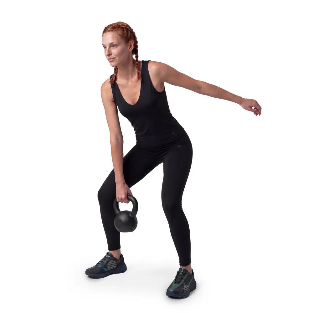 Tank top deportivo mujer Giselle-W Black Negro 3/7