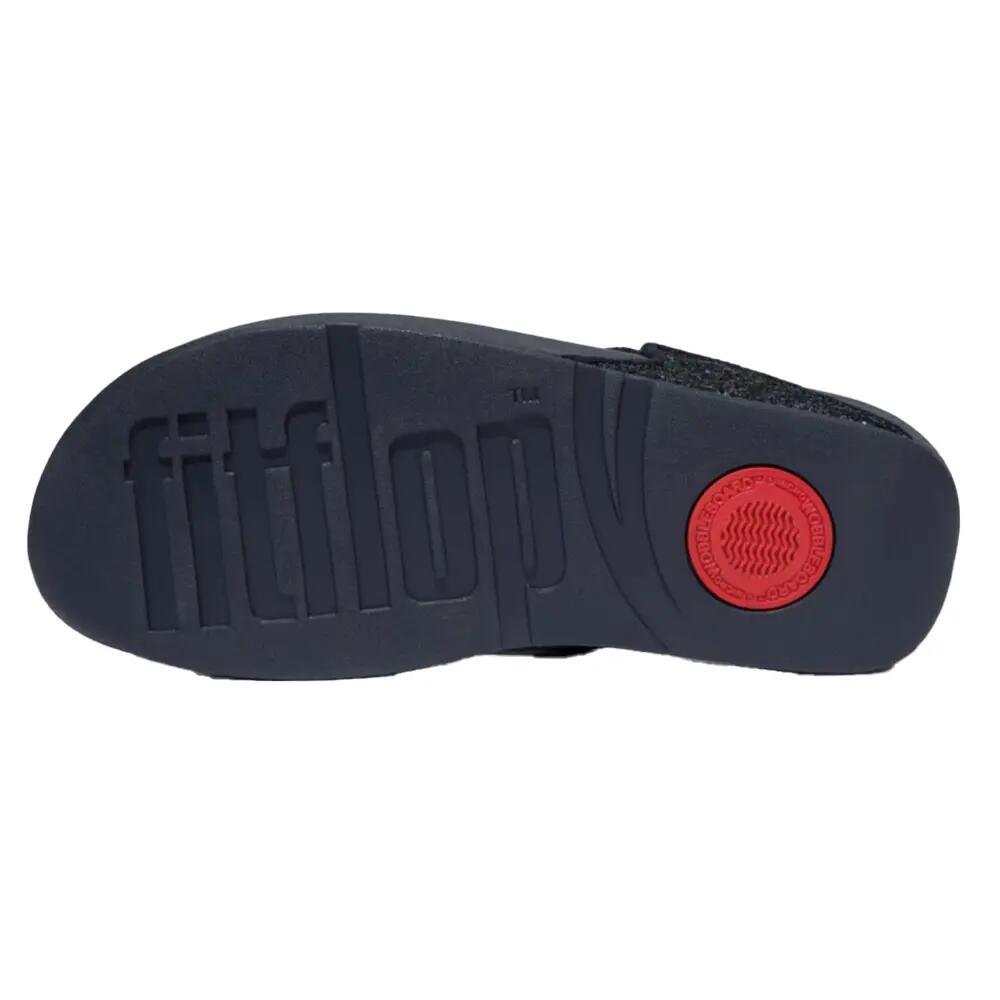 Sandales Motif/style Paillettes LULU Femme (Bleu Nuit) 4/5