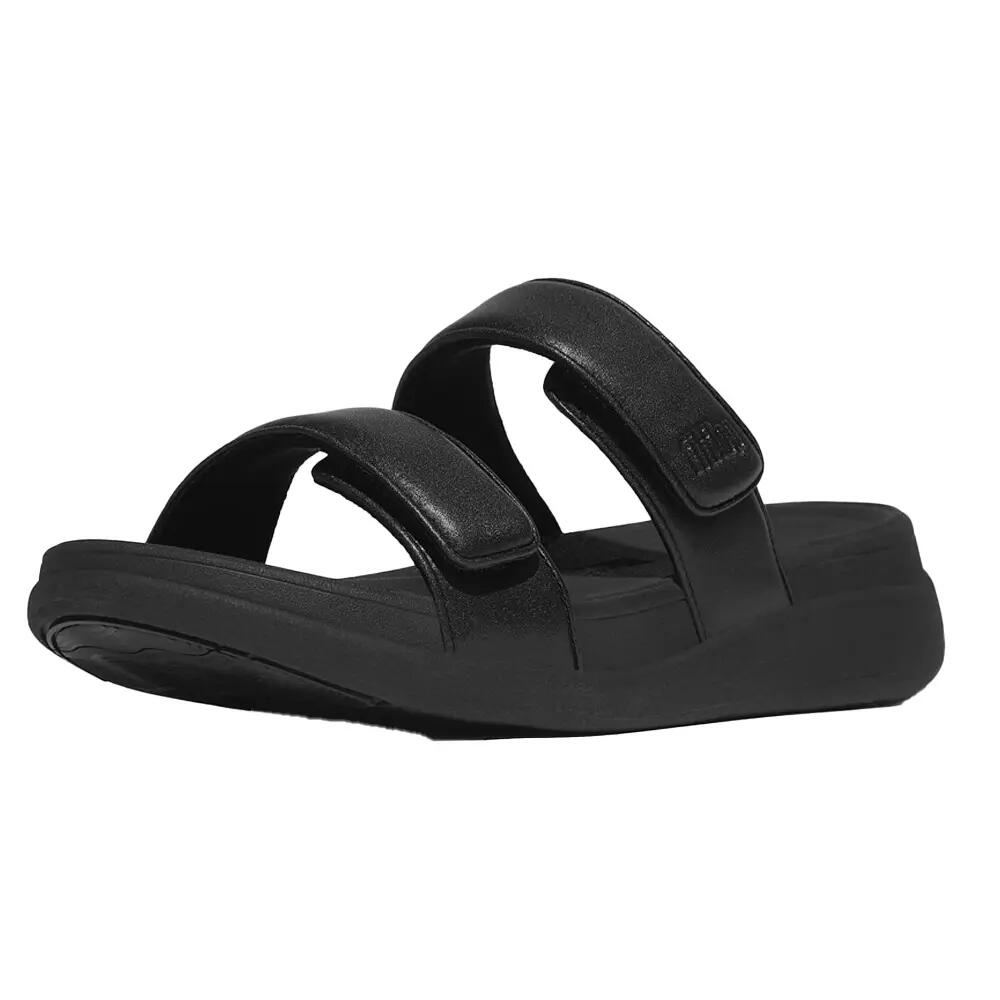 FMode verstelbare slippers met platte zool voor dames (Zwart) 5/5
