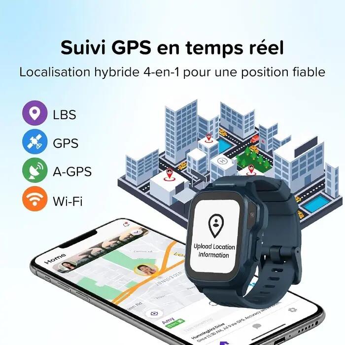 Montre connectée FONE S4 Bleu 6/7