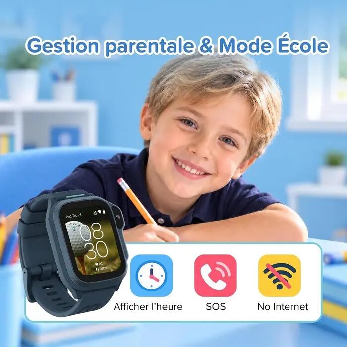 Montre connectée FONE S4 Bleu 2/7