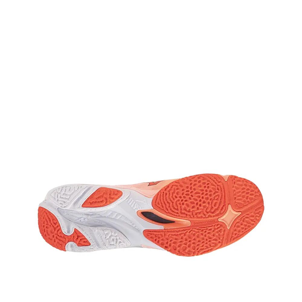 Volley schoenen Mizuno Wave Lightning Elite Mid Oranje/Roze 3/6