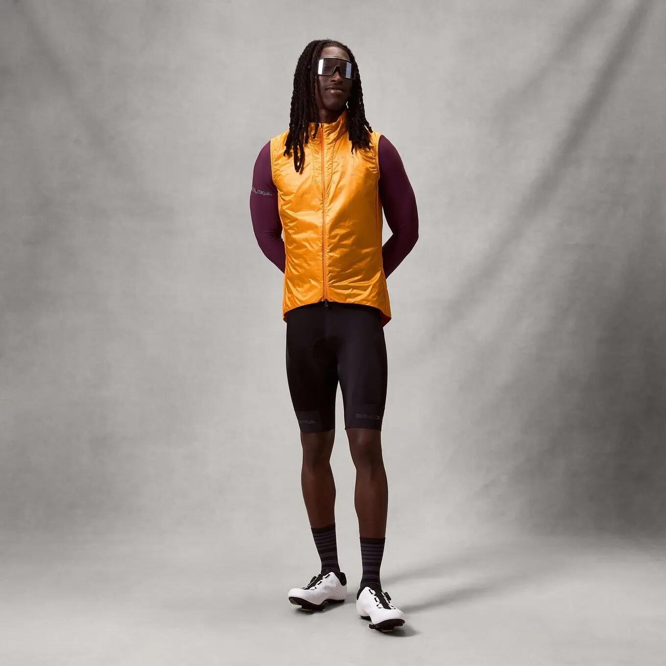 Endura Pro SL Race Men's Sleeveless Vest - Orange 3/7